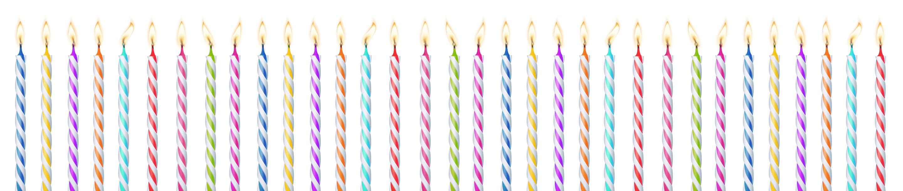 Candles representing all of our campaign donors.